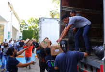 Llegan más de 35 toneladas de apoyo a región Poza Rica-Tuxpan