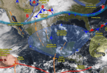 Sistema Frontal 10 llegará al Golfo de México este fin de semana: Conagua