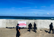 Profepa clausura obra ilegal en ecosistema costero de Boca del Río