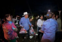 En Álamo, continúa Congreso con la entrega de ayuda para damnificados