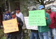 Técnicos forestales de Perote toman Semarnat en Xalapa