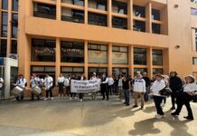 ¡Si tiene un poco de vergüenza que renuncie!: protestan contra Rector UV