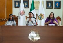 Cristina Ixmatlahua, alumna de sexto año de primaria, cierra Sesión de Cabildo como presidenta municipal infantil por un día