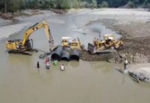 Continúa SICT trabajos para reapertura de caminos en la sierra de Veracruz