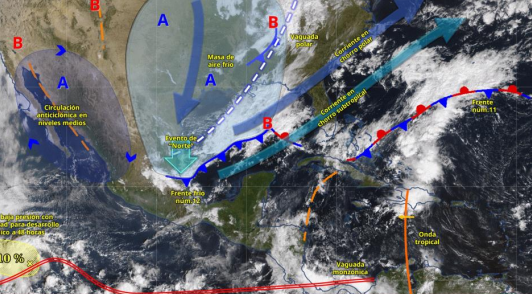 Se prevén tormentas en el sur de Veracruz este lunes: Conagua