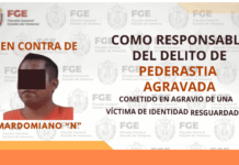 Sentenciado a 21 años de prisión por pederastia agravada en Tantoyuca