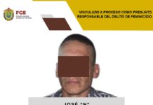 Vinculado a proceso como presunto responsable del delito de feminicidio en Coacoatzintla
