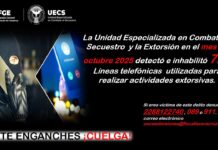 En octubre inhabilitaron 721 líneas telefónicas utilizadas para la extorsión en Veracruz