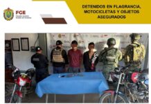 Dos personas detenidas en cateo en Minatitlán