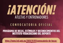 Emite IVD Convocatoria del Programa de Becas, Estímulos y Reconocimientos