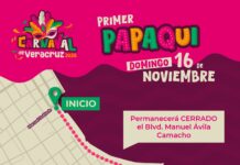 Se vivirá majestuoso papaqui del Carnaval de Veracruz 2026 este domingo