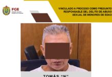 Vinculado a proceso como presunto responsable del delito de abuso sexual de menores de edad