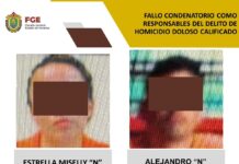 Fallo condenatorio como responsables del delito de homicidio doloso calificado