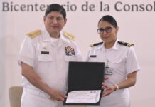 Reconoce Rocío Nahle el papel de la Marina en la historia de Veracruz y México