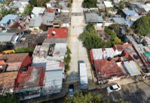 La rehabilitación con concreto hidráulico de la calle 41 en la colonia López Arias beneficia a la ciudadanía cordobesa