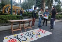 Realizan jornada informativa en Xalapa para exigir reducción de jornada laboral