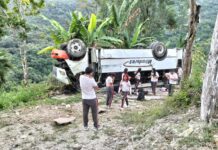 Vuelca autobús en Emiliano Zapata; una joven estudiante murió