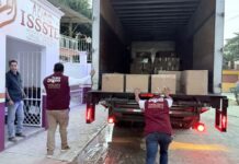 Apoya ISSSTE a familias de Álamo afectadas por la tormenta tropical Raymond