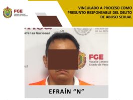 Vinculado a proceso como presunto responsable del delito de abuso sexual en Orizaba