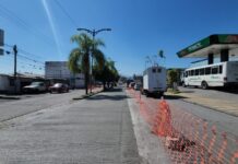 Llega bacheo con concreto hidráulico al Blvd Othón Arróniz