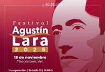 Invita SECVER al Festival Agustín Lara 2025 en Tlacotalpan