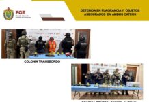 Una detenida y objetos asegurados en cateo en Atoyac