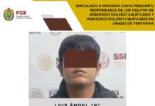 Vinculado a proceso como presunto responsable de homicidio doloso calificado y homicidio doloso calificado en grado de tentativa en Martínez de la Torre