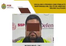 Vinculado a proceso como presunto responsable del delito de homicidio doloso calificado en Coscomatepec