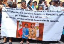 Colonos se concentran en Plaza Lerdo; respaldan a Gobernadora