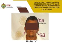 Vinculado a proceso como presunto responsable del delito de homicidio doloso calificado
