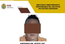 Prisión preventiva a probable responsable del delito de Secuestro Agravado