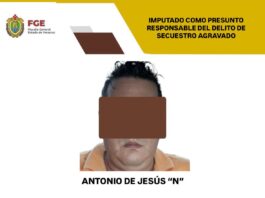 Prisión preventiva a probable responsable del delito de Secuestro Agravado