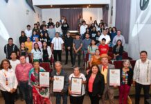 Distingue SECVER a promotores y guardianes del patrimonio cultural del estado