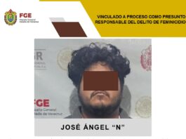 Vinculado a proceso como presunto responsable del delito de feminicidio