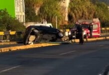 Fatal accidente provoca cierre de puente Macuiltépetl en Xalapa