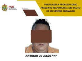 Ratifican prisión preventiva a presunto responsable del delito de secuestro agravado
