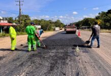 Rocío Nahle supervisa avances en obras carreteras del Papaloapan y Los Tuxtlas