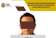 Coordinan fiscalías de Veracruz y Puebla detención de Jaime “N”, presunto responsable del delito de trata de personas