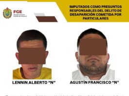 Prisión preventiva oficiosa contra presuntos responsables del delito de desaparición cometida por particulares