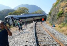 Veracruz y Oaxaca activan protocolos de emergencia tras descarrilamiento del Tren Interoceánico