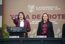 Poza Rica no está sola: apoyo total para su recuperación, afirma la gobernadora Rocío Nahle