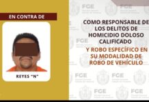 Sentenciado a 45 años y 9 meses de prisión como responsable de los delitos de homicidio doloso calificado, robo específico en su modalidad de robo de vehículo y robo calificado