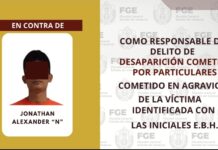 Sentenciado a 28 años y 1 mes de prisión como responsable del delito de desaparición cometida por particulares