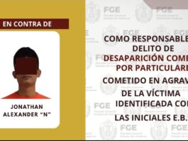 Sentenciado a 28 años y 1 mes de prisión como responsable del delito de desaparición cometida por particulares