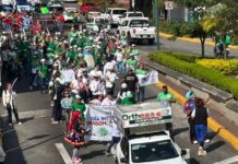 Con caravana, denuncian que prevalece discriminación contra personas con discapacidad
