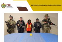 Un detenido durante cateo en Mariano Escobedo