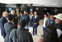 Presidentes municipales veracruzanos de Movimiento Ciudadano se reunieron con funcionarios federales en CDMX