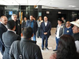 Presidentes municipales veracruzanos de Movimiento Ciudadano se reunieron con funcionarios federales en CDMX