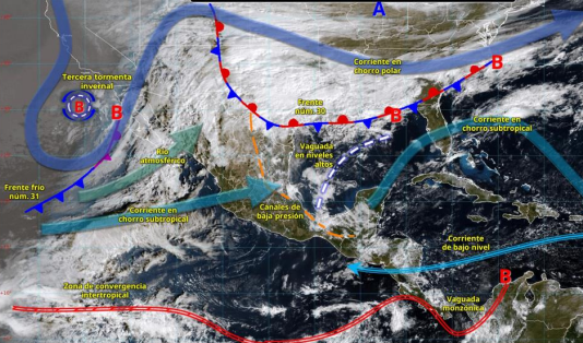 Lluvias este domingo y lunes en Veracruz: Conagua