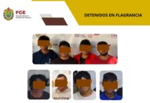 FGE detiene a 8 personas en cateos realizados en diversos municipios veracruzanos